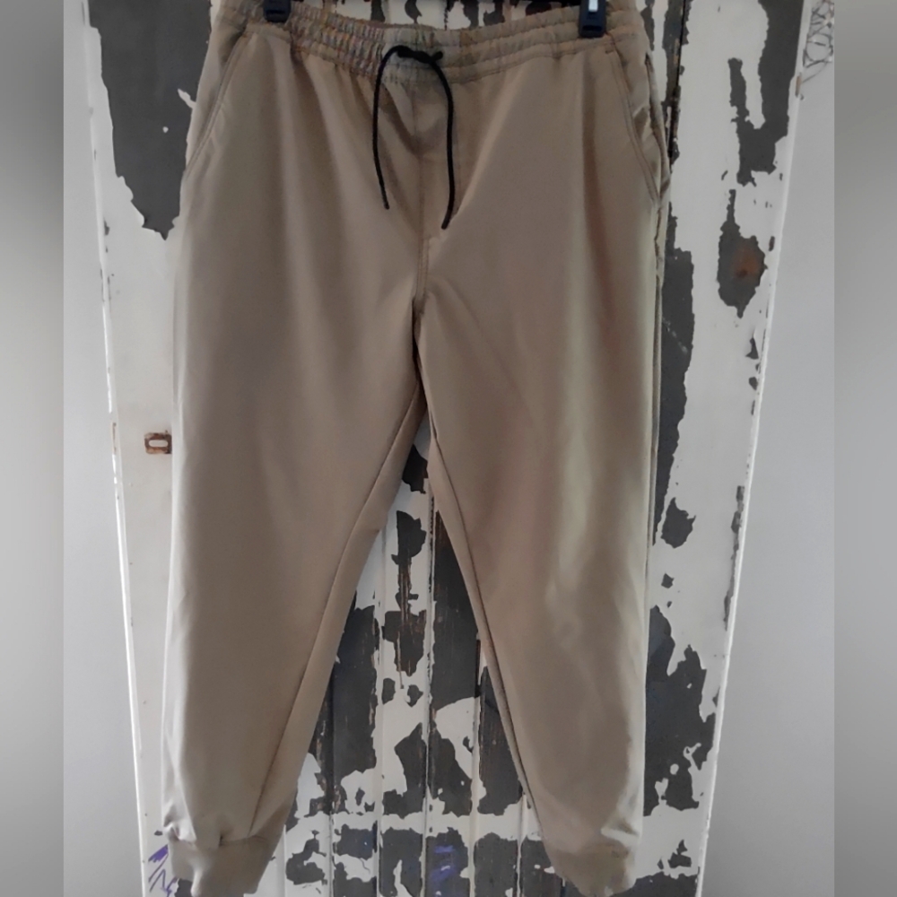 LARGE JOGGERS STRETCH TECH CAMEL